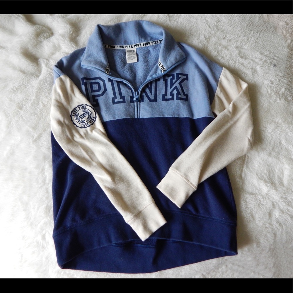 VS PINK quarter zip